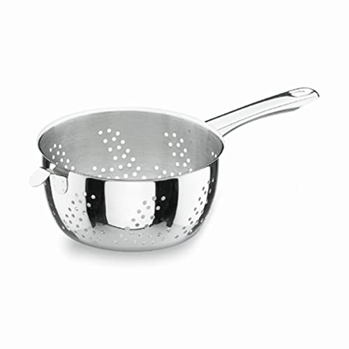 Lacor 40318 - Colador Esferico Vitrocor 18cm Acero Inoxidable - Cocina | En acero inoxidable, para escurrir y tamizar sin grumos; ideal para cocina profesional y uso diario en casa, de gran utilidad