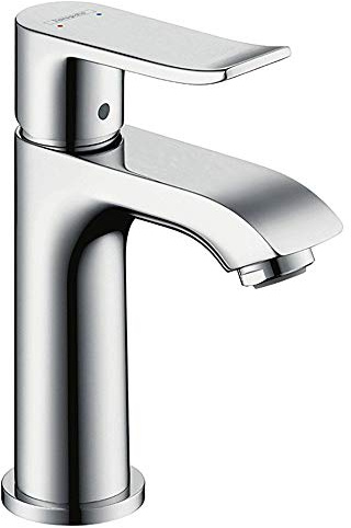 hansgrohe Wasserhahn Metris (Armatur mit Auslaufhöhe 100mm ohne Ablaufgarnitur) Chrom