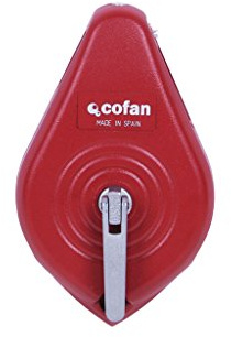 Cofan Plomada Trazadora | Push System | Dos Medidas Disponibles 15 y 30 m | Fabricado en ABS