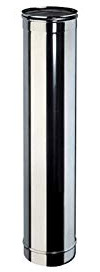 UTILFER CANNA FUMARIA TUBO ACCIAIO INOX AISI 304 MT 1 x 0,5 mm -TUTTE LE MISURE- (DIAMETRO 120)