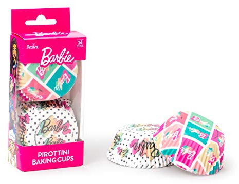 DECORA 0403032 Papierförmchen Barbie Stil 2, Papier