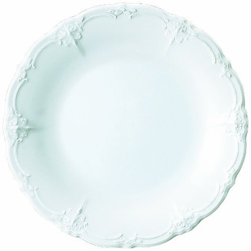 Hutschenreuther 02033-800001-10025 Baronesse - Juego de platos llanos (4 unidades, 25 cm), color blanco