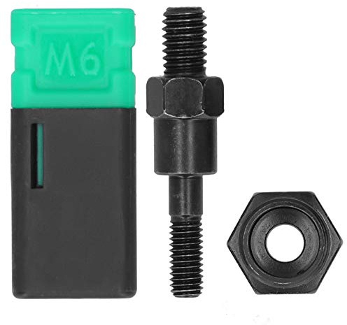 Pistola Remachadora M6 para Tuercas de Remache con Cabezal Fijación y Mandril Roscado Acero Aleación Instalación Manual Fijaciones Profesional