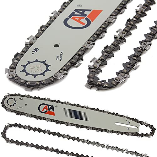 SET Lama Barra Guida +Catena 38CM 15 +2a catena omaggio per motosega di ricambio moto sega