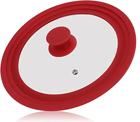 CABLEPELADO Tapa para sartenes de 16 a 20 cm Borde Silicona Transparente