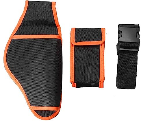 gudan de Monedero de Herramientas Naranja + Negro de 3 Piezas Tijeras de JardíN Tijeras de Podar EléCtricas Tijeras EléCtricas de JardineríA Monedero PortáTil