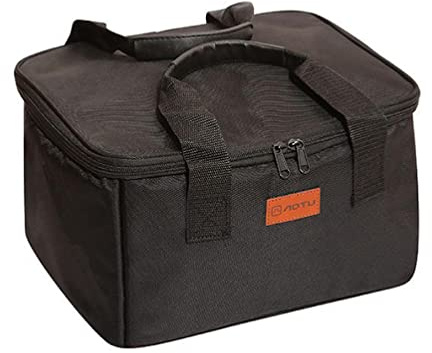 WUURAA Outdoor Camping Kochgeschirr Tasche Grill Aufbewahrungstasche Picknick Geschirr Gasherd Topf Tragbare Tragetasche Tragbare Outdoor Camping Aufbewahrungstasche Leicht