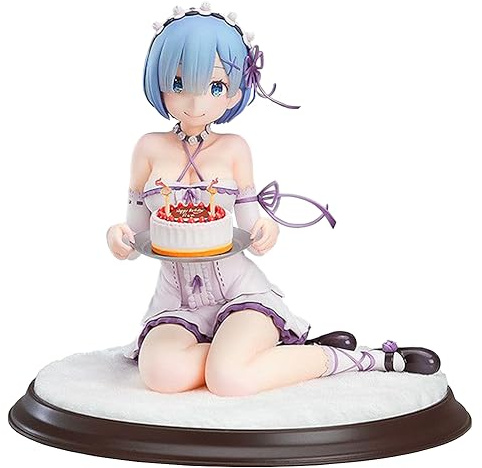 Xinchangda Rem Figurines Re:0 - Décoration de gâteau - Figurine d'action Remu - Cadeaux d'anniversaire pour filles - 13 cm