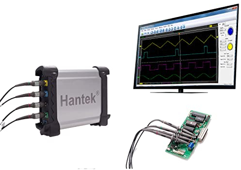 Hantek Qingdao - Osciloscopio digital USB/PC Hantek DSO3104(A) DSO3204(A) DSO3254(A) 4 canales de almacenamiento de mano USB/PC Osciloscopios + 16 canales de análisis lógico (DSO3204A)