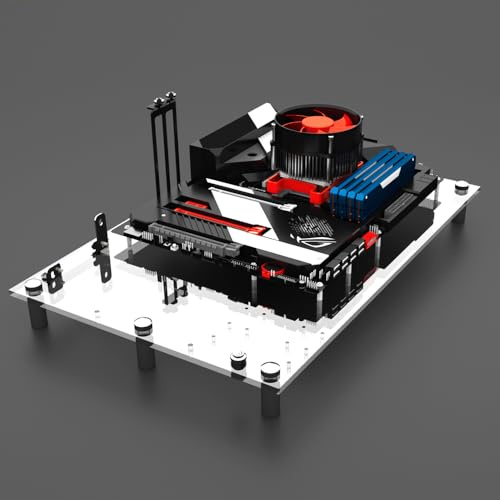 DALAIBUKESI DIY Gaming Computer Open Case Acryl Chassis Rack Support ATX M-ATX ITX Motherboards PC Test Bench