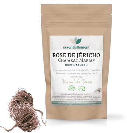 Rose de Jéricho, Chajarat Mariam - Plante 100% Naturelle, Pur et Sans Additifs, Favorisant la Fertilité, 50g