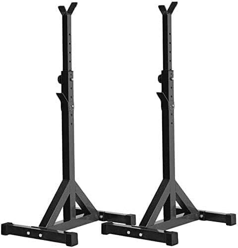 GIGBIRD Professionelles Squat Rack Krafttrainingsgerät Home Sports Langhantelständer Dip-Ständer Langhantelständer Gewichtheberständer Gym Squat Rack Dipping S