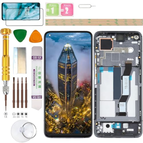 Gadget Troops Kit de repuesto de pantalla LCD para Xiaomi Mi 10T M2007J3SY/10T PRO M2007J3SG (negro)