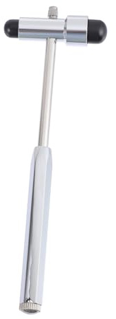 GANAZONO Reflexhammer aus Zinklegierung und ABS Doppelköpfiger Neurologischer mit fester und bequemer Griffstruktur zufällige Farbe und neurologische Diagnosen für Massage