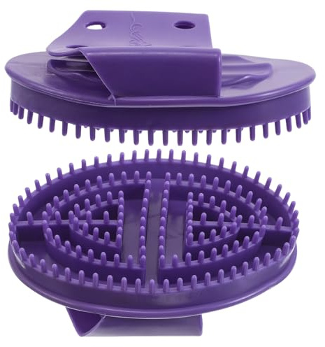 BCOATH 2 Stück Meridian Massagebürsten für Bauch Taille Beine und Kopfhaut Kunststoff Massagegerät mit Schabetechnik zur Muskelentspannung und Hautpflege Ergonomisch für Damen und Herren