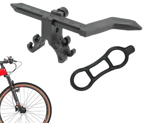 Calibro di centraggio dei cerchi della bicicletta – strumento di regolazione della tensione dei raggi, misuratore del quadrante, tester di allineamento della bicicletta, set di per