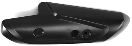 Protector de Tubo de Escape Cubierta protectora de escape motocicleta, decoración lateral para tubo, compatible con Yamaha Tmax 530 2017-2019 Abrazadera Escape Moto(Unpainted)