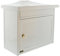 BURG-WÄCHTER Mailbox with Comfort Depth, A4 Throw-in Format, Galvanized Steel, EU Norm EN 13724, Kopenhagen 882 W, White