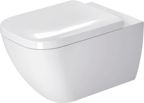 Duravit Wand-WC Happy D.2 54cm Tiefspüler, 22210900001, Farbe: Weiß
