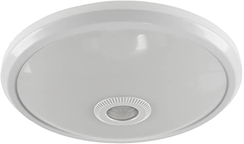 ChiliTec Deckenleuchte mit Bewegungsmelder Innen Rund Ø 29cm 12Watt 360° Sensor Weiß Licht Warmweisses Licht