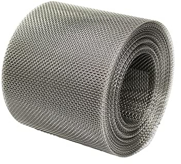 2mm Hole Rodent Mesh - Stainless Steel Wire Mesh Roll to Block Rats and Mice - 10m x 100mm Roll Rat Mesh for Blocking Vents, Airbricks, Cracks, by The Mesh Company