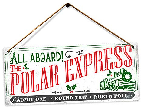 Polar Express – Twine | Printed Metal Wall Sign Plaque