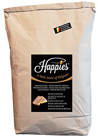 Happies mix et pâte alimentaire - Mélange pour préparation de gaufres de Bruxelles à partir de la reccette traditionnelle (10)