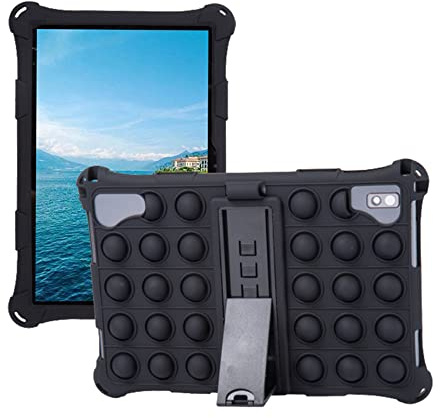 AKNICI 10 Zoll Hülle für TECLAST P20S/M40S/P20HD,Freeski FSKC10,ApoloSign EP103A,HotLight HOTC101,Whitedeer C10,Headwolf HPad1,Byxsb C10,Ainmel AMLC107,DEERTiME E6,Yicty Tablet 10 Zoll, Schwarz