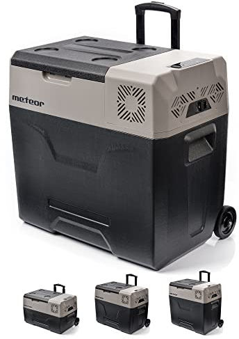 meteor Réfrigérateur de Voiture à Compression Mini Frigo Glacière Électrique Parfait pour les voyages en camping Réfrigérateur et Congélateur