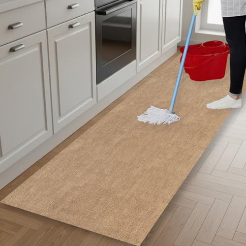 parpyon® Tappeto passatoia Cucina Lavabile Sixty - Antiscivolo aderisce Perfettamente a Terra Non Piega Si pulisce con il mocio è Antisfilo tappeti Moderno (CM60X120, 02SY)