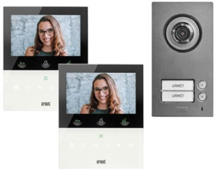 URMET KIT BIFAMILIARE MIKRA2 VOG5W VIDEO CON PULSANTIERA MIKRA 2 1784726