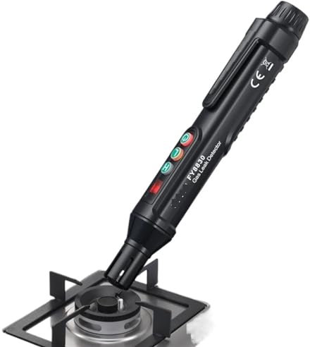 Detectores de gas FY8830 Detector de fugas de gas portátil Detector de gas natural Detector de gas combustible con alarma visual audible Detector de gas