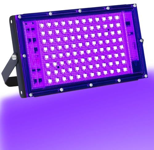 Dorhui Unità di esposizione a LED da 50 W per serigrafia, luce UV per serigrafia con supporto regolabile per kit di serigrafia, emulsione fotografica e cianotipi