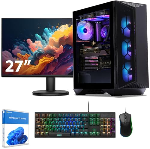 Sedatech Pack PC Gamer ATX Compact • AMD Ryzen 7 5700X • RTX4060Ti • 32Go RAM • 2To SSD M.2 • Windows 11 • Moniteur 27''