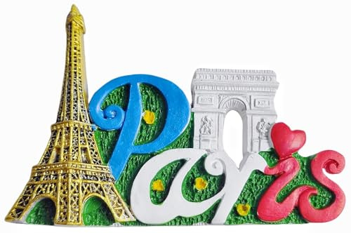 Paris Frankreich Touristen-Souvenirs 3D-Kühlschrankmagnete Kühlschrankdekorationen Magnet