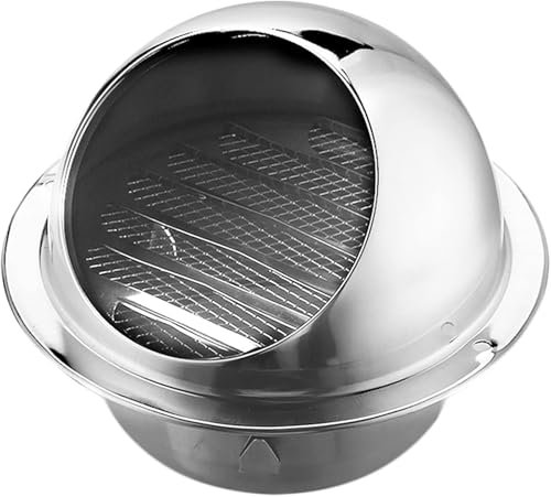 Capot de cheminée en acier inoxydable, revêtement de conduit, couvercle de tuyau de toit, évent avec grille, protection anti-oiseaux, ventilation intérieure, protection murale contre la pluie for tuya