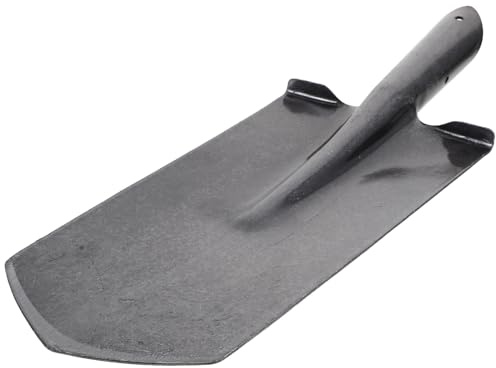 ibasenice Pala De Jardín De Acero Al Manganeso para Plantar y Excavar Raíces Herramienta De Jardinería Portátil De Punta Estrecha Uso Agrícola y Jardinería Resistente