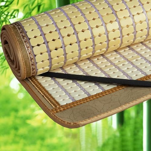 HPIRFYE Materasso Tappetino Refrigerante,Stuoie di Sonno di Estate,Stuoia per Letto di bambù Pieghevole