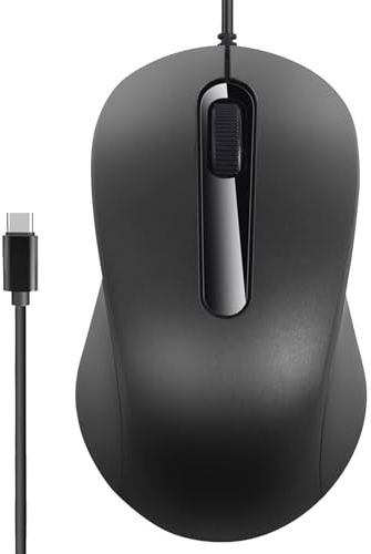 Générique Trådbunden mus, USB-mus med kabel, ergonomisk tyst plug and play för hemmakontor spel