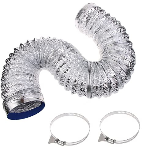 Tubo Foglio Alluminio Ventilazione Scarico Cappa Scarico Del Fumo Condotto D Diametro 100mm Condotto D In Foglio Alluminio A Doppio Strato