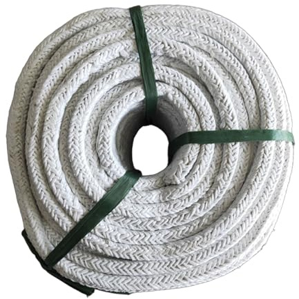 Joint de poêle à bois, corde en fibre de céramique résistante aux hautes températures pour poêles et porte de cheminée (diamètre 30 mm)