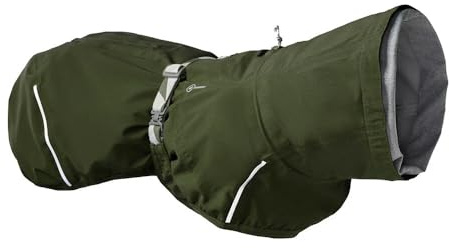 Hurtta Mudventure Hundemantel ECO Regenjacke für Hunde (Forest, 50)