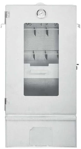 Genérico Horno ahumador de bacoa con Mesa Acero galvanizado,Casa y jardín,Cocina y Comedor,Electrodomésticos de Cocina,bacoas,Plateado,3187616