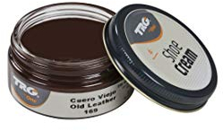 TRG The One Shoe Cream, Creme für Leder und Kunstleder, Braun (169 Old Leather), 50 ml