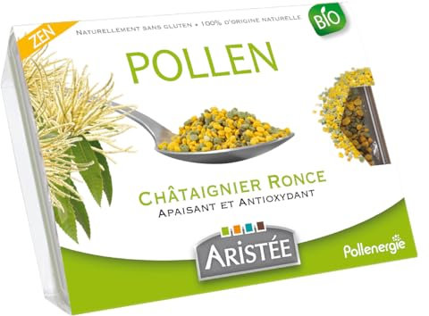 Pollen de châtaignier ronce bio frais - Barquette 250g