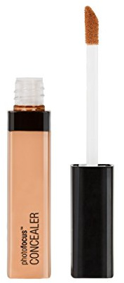 Wet n Wild - Photo Focus Concealer - Corrector Cremoso y Luminoso - Gran Cobertura, a Prueba de Selfies, Perfecto para Evitar Brillos Blancos en Las Fotos - Vegano - Medium Peach - 1 Unidad