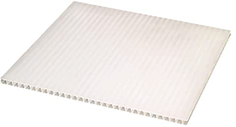 IRONLUX - Panel Policarbonato Celular Compacto - Placa policarbonato Transparente 6 mm - Plancha de policarbonato 1195 x 595 mm - Protección UV