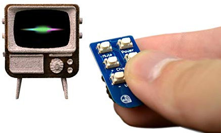 TinyTV DIY Kit - Construye tu propio mini televisor del tamaño de la palma (impresión 3D, reproducción de video MicroSD, control remoto, sin soldadura)