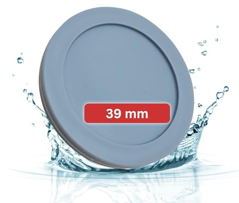 LICHTBLAU Klarspülkammerdichtung 5254442 5254441 5254440 | 39x5mm Gummidichtung für Klarspüler-Kappe passend für Miele Geschirrspüler