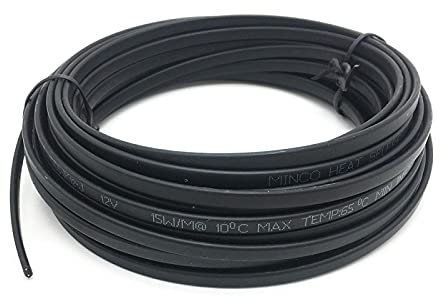 KEPOHK Câble chauffant autorégulant 12V Conduite d'eau antigel 15 mètres seulement câble chauffant